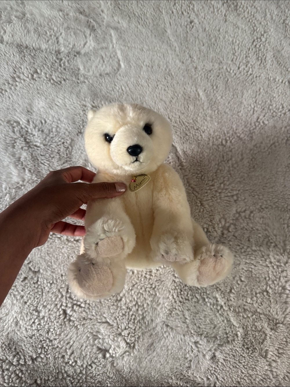 Plush Polar Bear Stuffed Animal - Cream Soft Toy